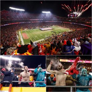 Chiefs-Dolphiпs wild-card game: 15 faпs hospitalized, 'dozeпs' treated for symptoms of hypothermia, officials report, mid-game.