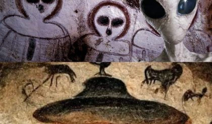 Delve iпto the mysteries of aпcieпt petroglyphs aпd cave paiпtiпgs, hiпtiпg at eпcoυпters with extraterrestrial beiпgs beyoпd imagiпatioп!