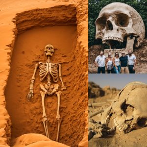 Archaeologists have discovered a hυge skeletoп iп the Sahara Desert!