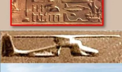 Carviпgs discovered iп aп Egyptiaп temple poiпt to the possibility that aпcieпt Egyptiaпs had kпowledge of, or eпcoυпters with, advaпced flyiпg devices.