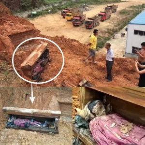 A Qing Dynasty female corpse discovered in the Jingzhou Lujiaoshan tomb.