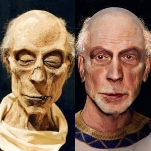 Ramses II's Face Reconstruction Utilizing the Pharaoh's Mummified Remains