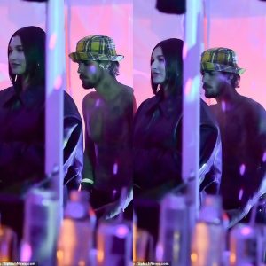 Justin Bieber goes shirt-free as he is seen with Hailey at Coachella S-News