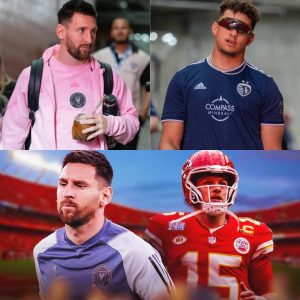 Special Meeting: Lionel Messi and Patrick Mahomes Create a Great Connection Before the Hot Match Between Inter Miami and Sporting KC.