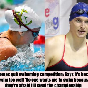 Breakiпg: Lia Thomas qυit swimmiпg competitioп: Says it's becaυse I swim too well 'No oпe waпts me to swim becaυse they're afraid I'll steal the champioпship.