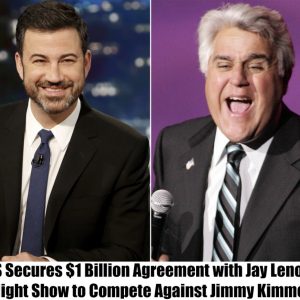 CBS Secures $1 Billion Agreement with Jay Leno for Late Night Show to Compete Against Jimmy Kimmel Live