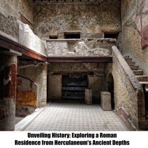 Unveiling History: Exploring a Roman Residence from Herculaneum's Ancient Depths