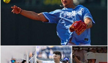 As 14-year-old Patrick Mahomes pursues his MLB dreams with the Kansas City Royals, footage of him participating in the Junior League Baseball World Series resurfaces online.