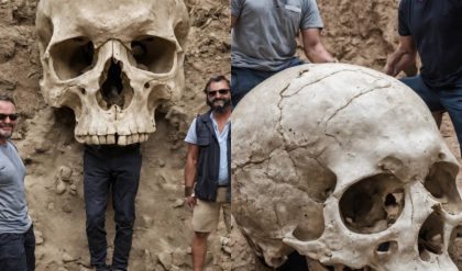 Giant Revelations: Archaeological Unearthing of Enormous Skeletons Rewrites History